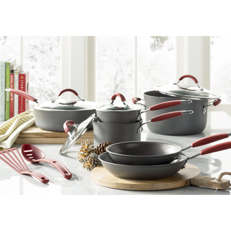 Rachael Ray 12 Piece HardAnodized Aluminum Non Stick Cookware Set